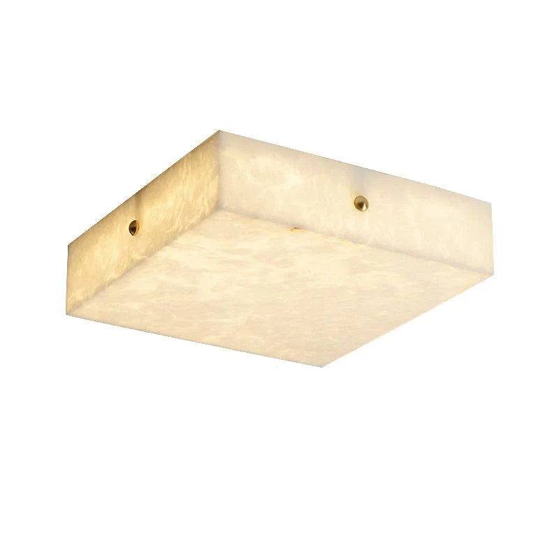 Coral Modern Alabaster Flushmount, Designer Ceiling Light Fixtures Chandelier Kevin Studio Inc   