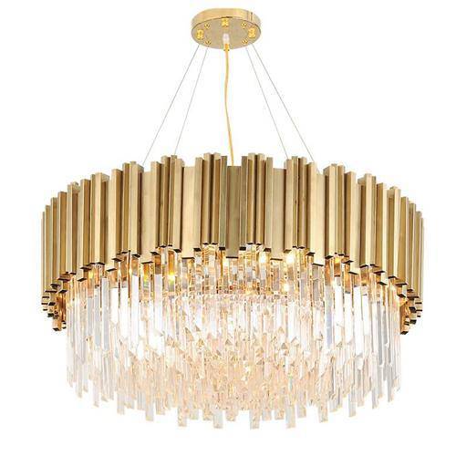 Keturah Modern Crystal Round Chandelier For Bedroom Chandelier Kevin Studio Inc   