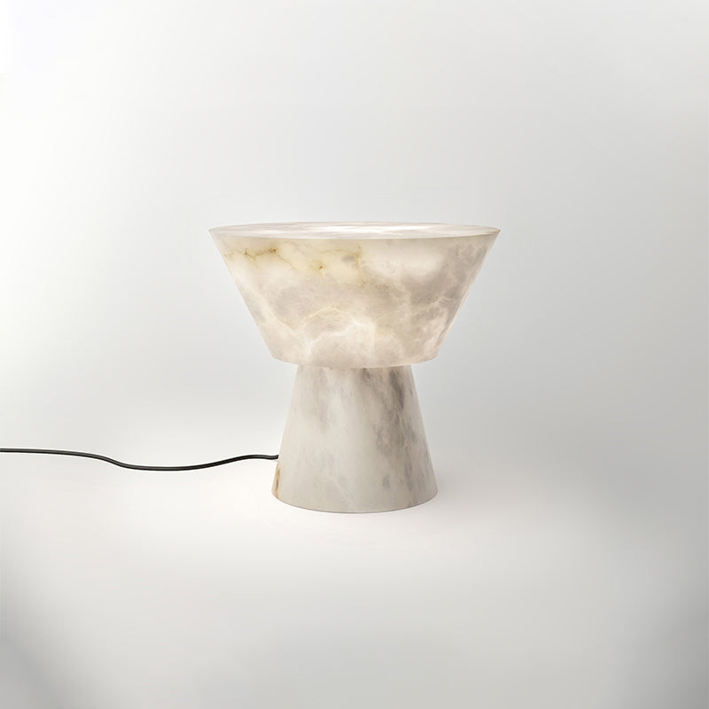 Franta Modern L Alabaster Living Room Table Lamp Besides Bed table lamp Kevin Studio Inc   