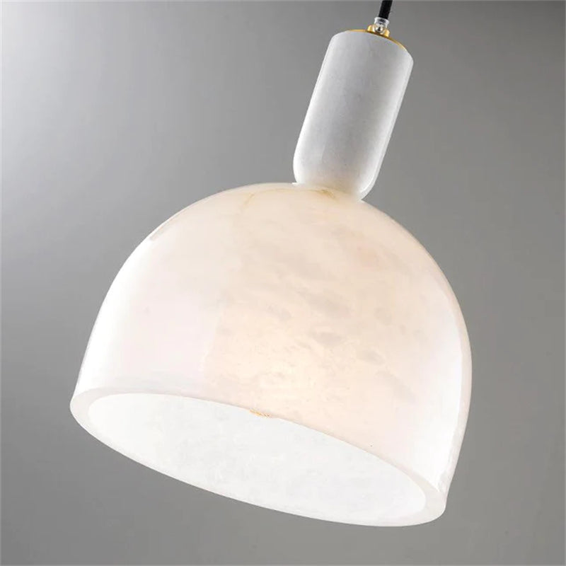 Mila Modern Alabaster Pendant Light For Living Room Pendant Light Kevin Studio Inc   