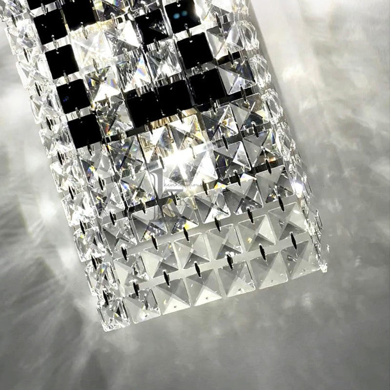 Fendi Modern Crystal Wall Sconce, Wall Light For Bedroom Wall Sconce Kevin Studio Inc   