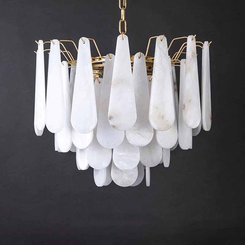 Deborah Alabaster Foyer Chandelier Lighting, Luxury Modern Lighting chandelier Kevin Studio Inc   