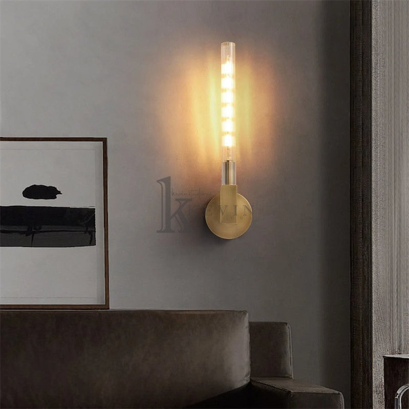 Zreddie Candlestick Modern Wall Sconce wall sconce Kevin Studio Inc   