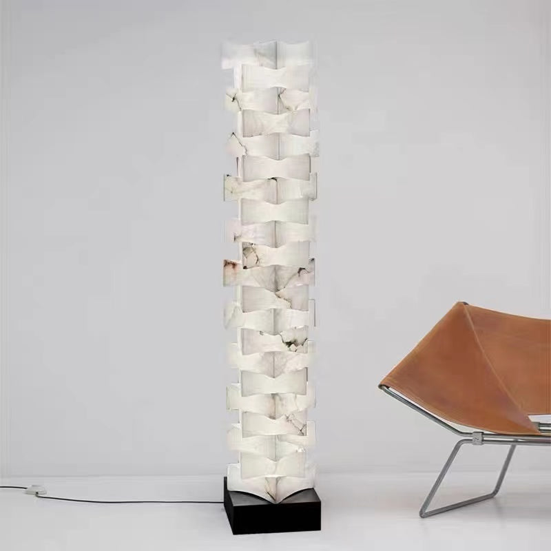 Spain Alabaster Floor Lamp, Bedroom and Living Room Standing Lamp Floor standing lamps Kevin Studio Inc   