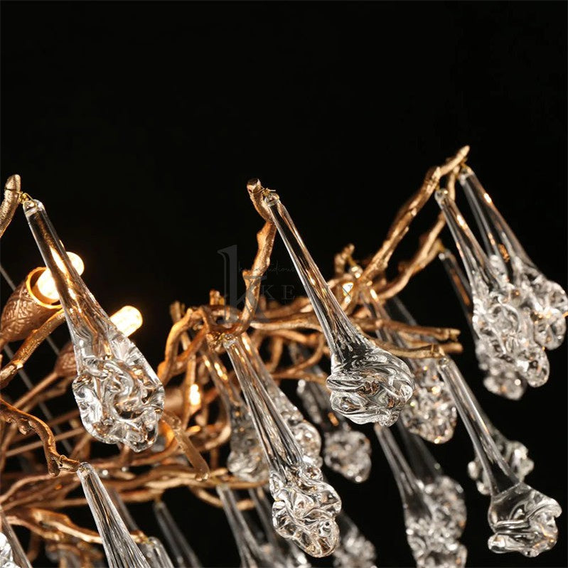 Darius Modern Branch Chandelier Drop Flower D 31.5" Branch Chandelier Kevin Studio Inc   