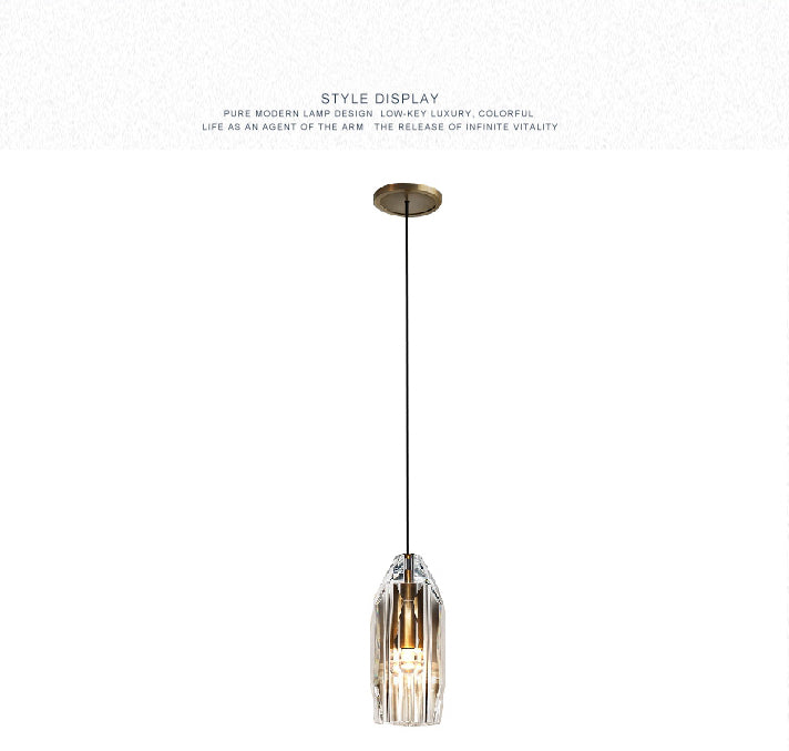 Chrissi Modern Crystal Luxury Hanging Pendant Lights For Bedroom, Living Room Pendant Light Kevin Studio Inc   