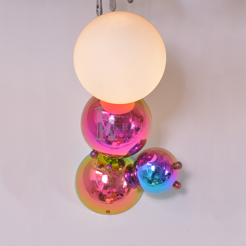 Single Light Colorful Bubble Hallway Wall Sconces Wall Lamp Kevin Studio Inc   