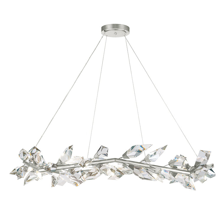 Aurelia Crystal Prism Round Crystal Chandelier 55" D  Kevin Studio   