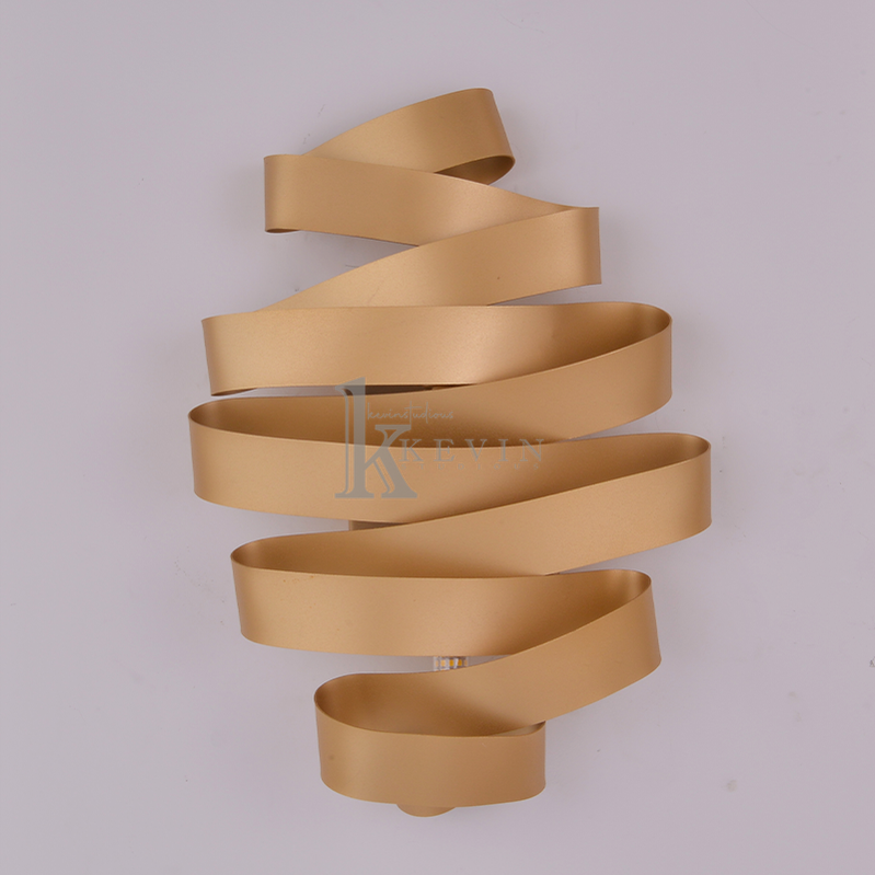 Twisted Ribbon Modern Wall Sconce Wall Lamp Kevin Studio Inc   