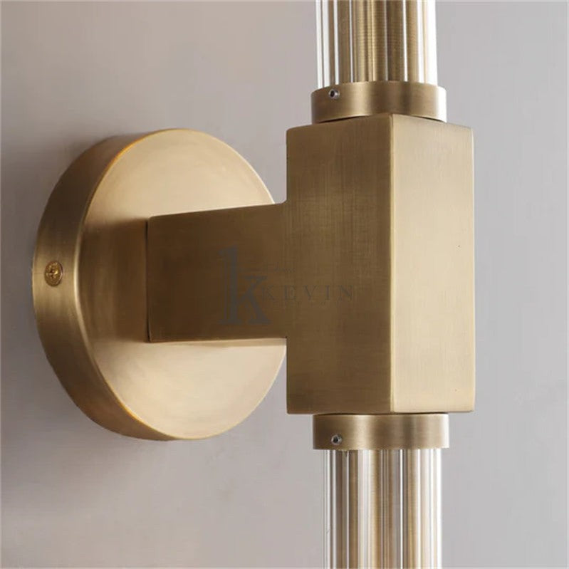 Zreddie Modern Candlestick Wall Sconce With Glass Shade wall sconce Kevin Studio Inc   