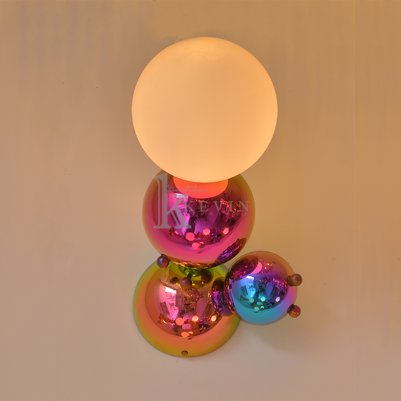 Single Light Colorful Bubble Hallway Wall Sconces Wall Lamp Kevin Studio Inc   