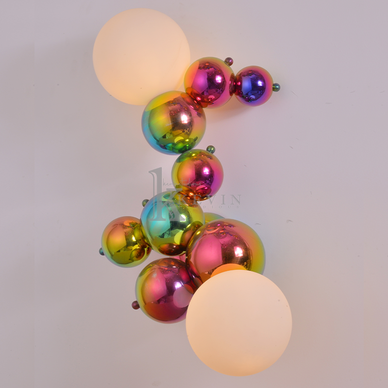 Colorful Bubble Hallway Wall Sconces Wall Lamp Kevin Studio Inc   