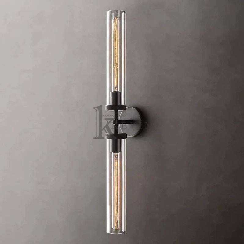 Kina Modern Knurled Grand Linear Wall Sconce 21", 31" wall sconce Kevin Studio Inc 21" Bronze 