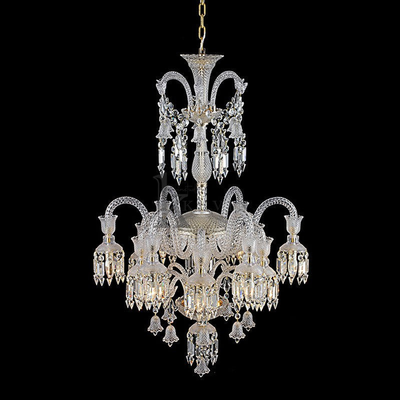 Irene 12 Lights Crystal Chandelier For Living Room, DIning Room, Staircase Chandeliers Kevin Studio Inc   