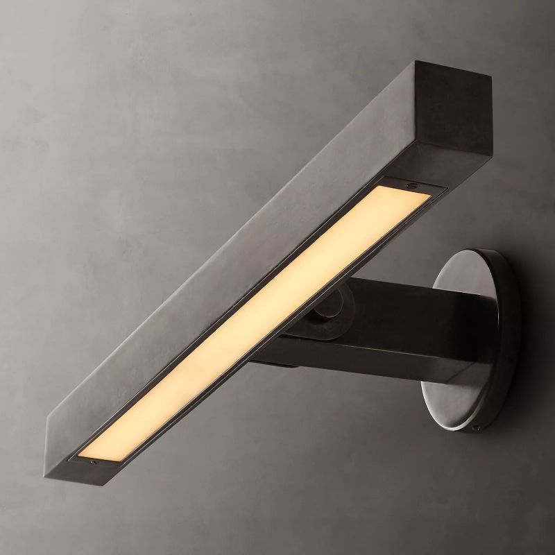 Canni Modern Linear Picture Light For Bathroom, Bedroom Wall Light Fixtures Kevin Studio Inc Matte Black  