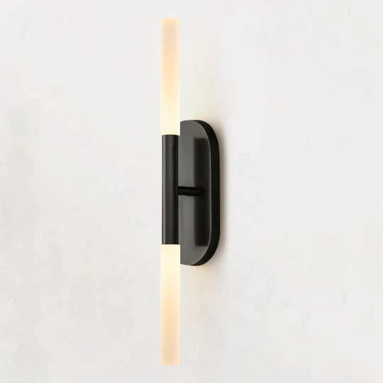 Gianna Modern Linear Wall Sconce For Bathroom, Bedroom Wall Light Fixtures Kevin Studio Inc Matte Black  