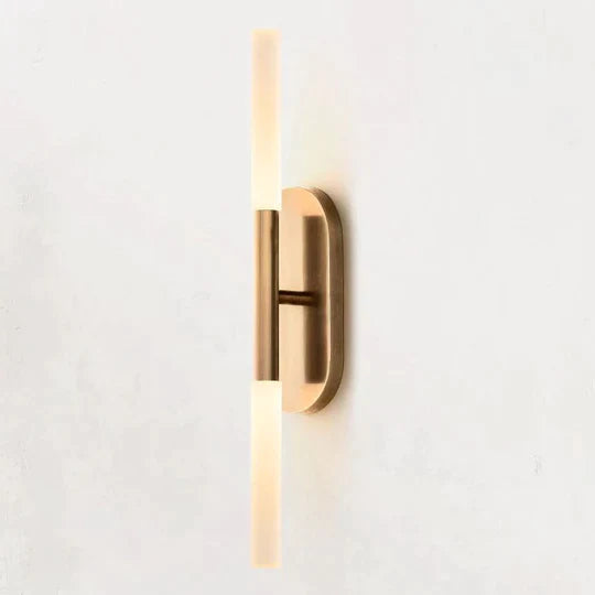 Gianna Modern Linear Wall Sconce For Bathroom, Bedroom Wall Light Fixtures Kevin Studio Inc Vintage Brass  