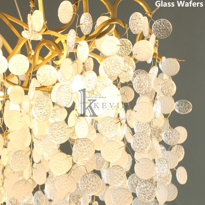 Jorun Blossom Modern White Crystal Branch Chandelier Branch Chandelier Kevin Studio Inc   