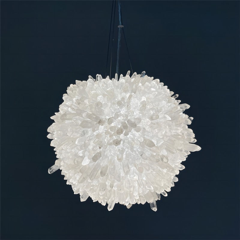 Olalla Modern Rock Crystal Creative Pendant Light Over Dining Table Pendant Light Kevin Studio   