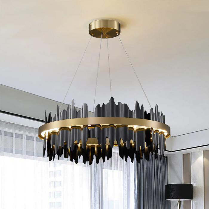 Victoria Modern Ring Round Chandelier For Living Room Chandelier Kevin Studio Inc   